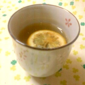 ☆風邪に効果アリかも☆蜂蜜漬けレモン緑茶☆*:・☆